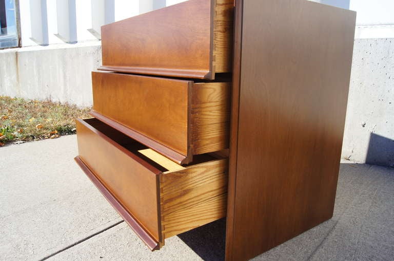 20th Century Walnut Dresser by T.H. Robsjohn-Gibbings for Widdicomb