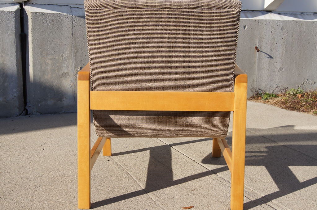 American Early Birch Armchair by Jens Risom for Knoll