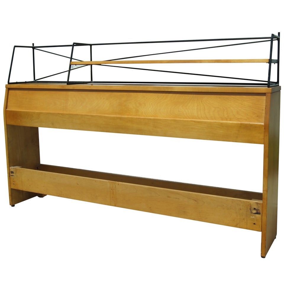 Full-Size Maple Planner Group Bookcase Headboard by Paul McCobb for Winchendon