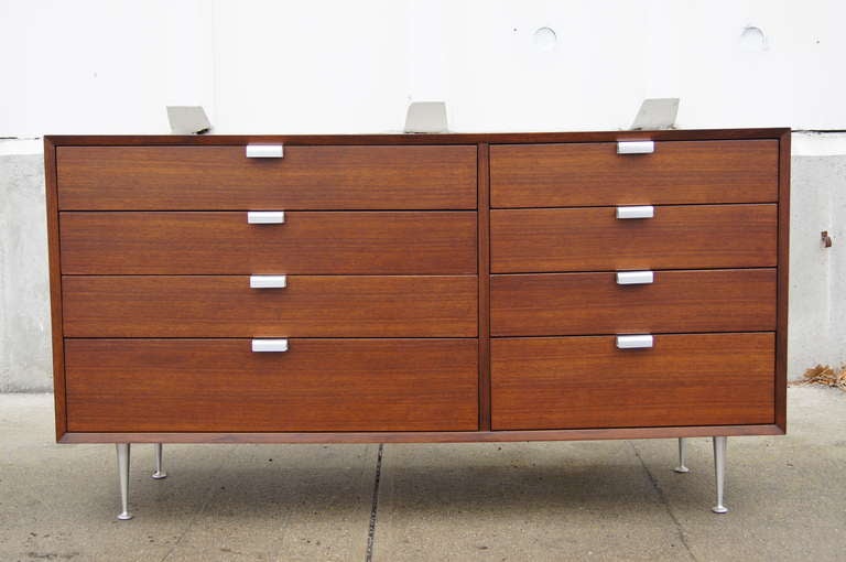 20th Century Large Walnut Dresser by George Nelson for Herman Miller