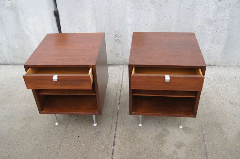 20th Century Pair of Nightstands by George Nelson for Herman Miller