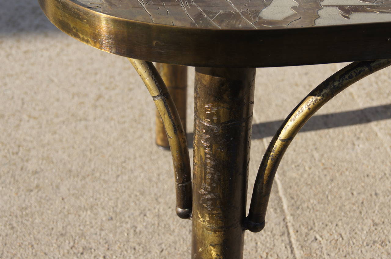 Chinoiserie Bronze Coffee Table by Philip & Kelvin LaVerne 5