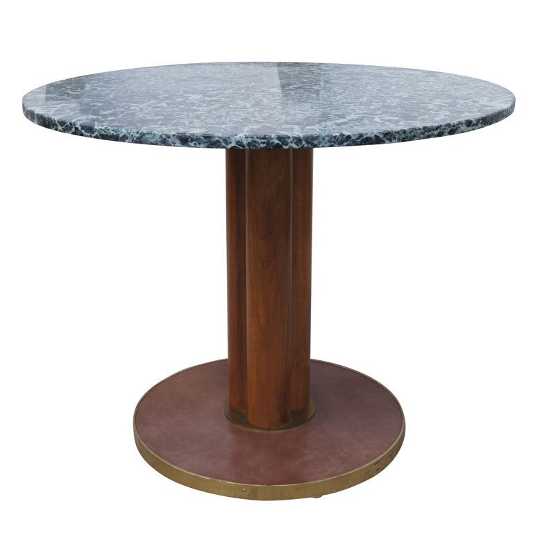Round Marble Table by Edward Wormley for Dunbar For Sale at 1stdibs