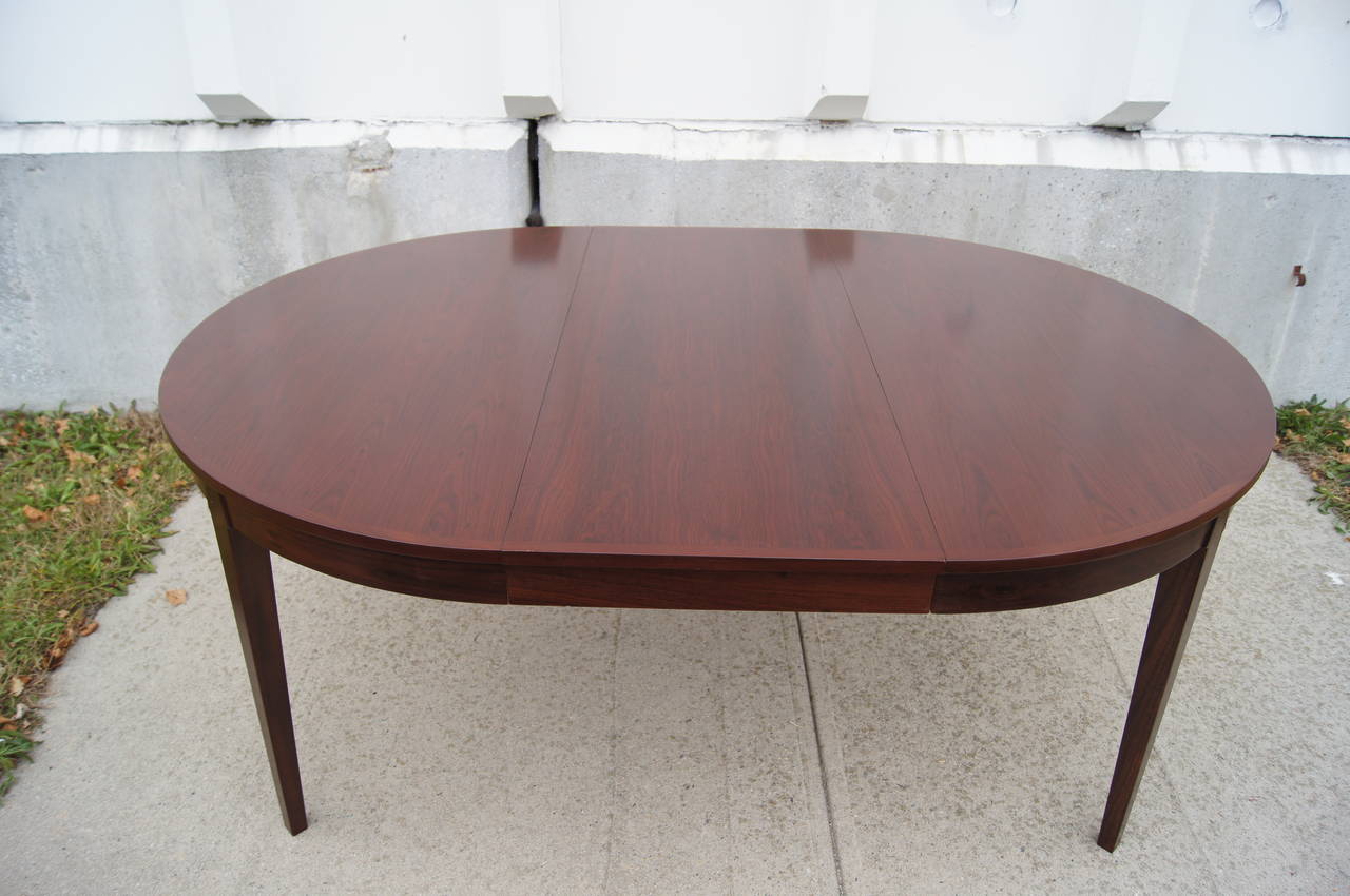 Rosewood Dining Table by Arne Vodder In Excellent Condition In Dorchester, MA