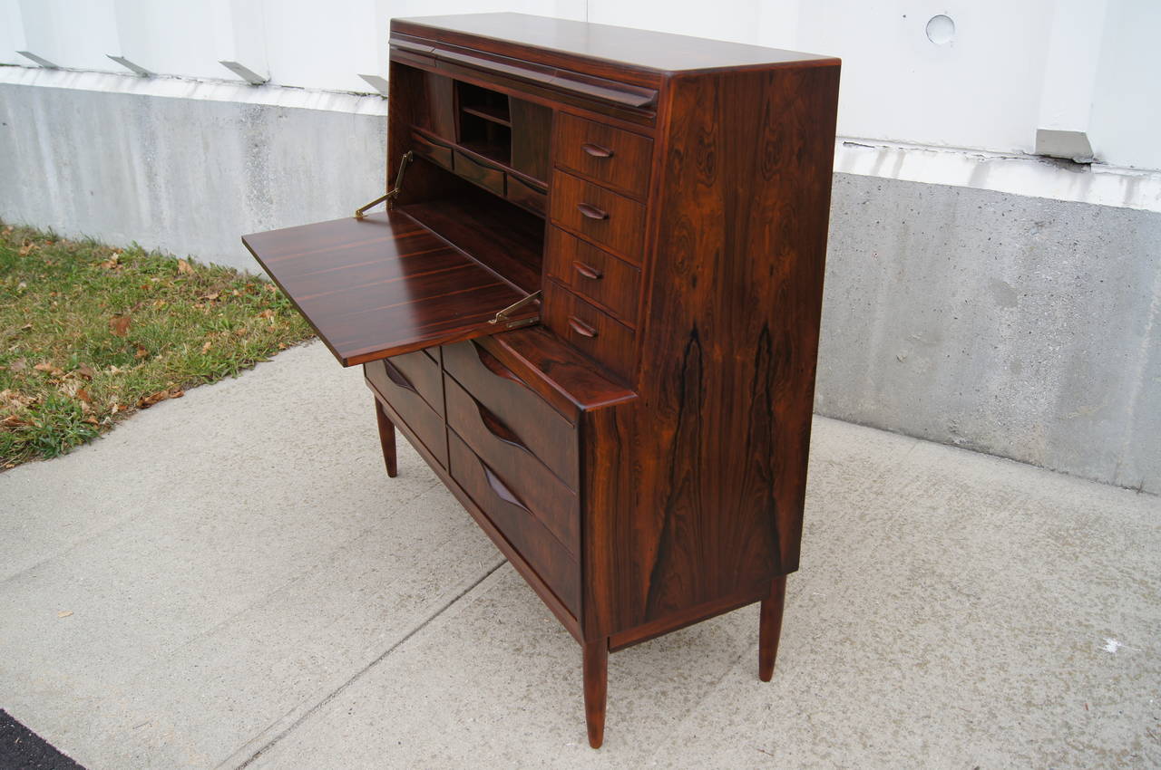 Rosewood Secretaire Desk by Ib Kofod-Larsen 4