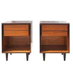 Pair of Night Stands by T.H. Robsjohn-Gibbings for Widdicomb