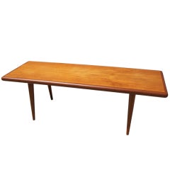 Danish Teak Coffee Table by Jacob Nielsen & Sønner Møbelfabrik
