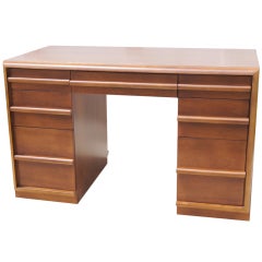 Seven-Drawer Desk by T.H. Robsjohn-Gibbings for Widdicomb