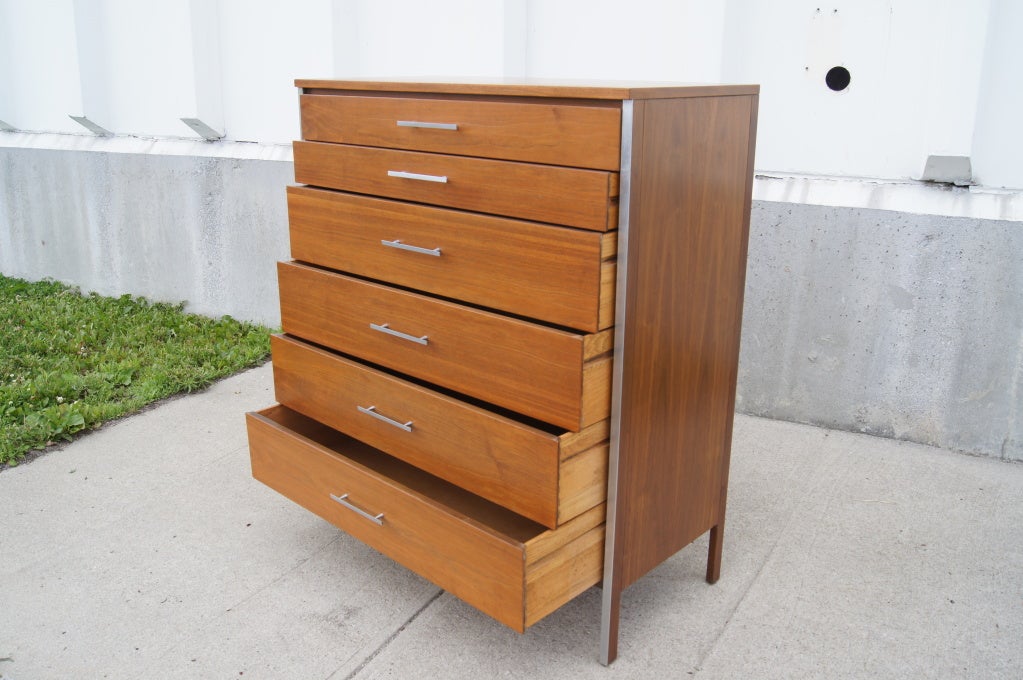 Tall Dresser by Paul McCobb for the Calvin Group In Excellent Condition In Dorchester, MA