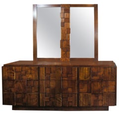 Mosaic Series Dresser with Mirror by Lane