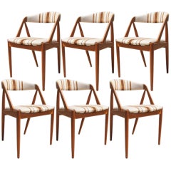 Set of Six Teak Dining Chairs by Kai Kristiansen 11