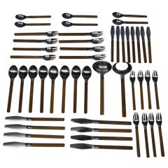 46 Piece Set of Toke Flatware by Jens Quistgaard for Dansk