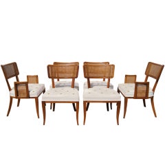 Set of 6 Dining Chairs by Edward Wormley for Dunbar