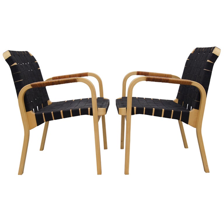 Aalto Model 45 Chair - 2 For Sale on 1stDibs | alvar aalto model 45