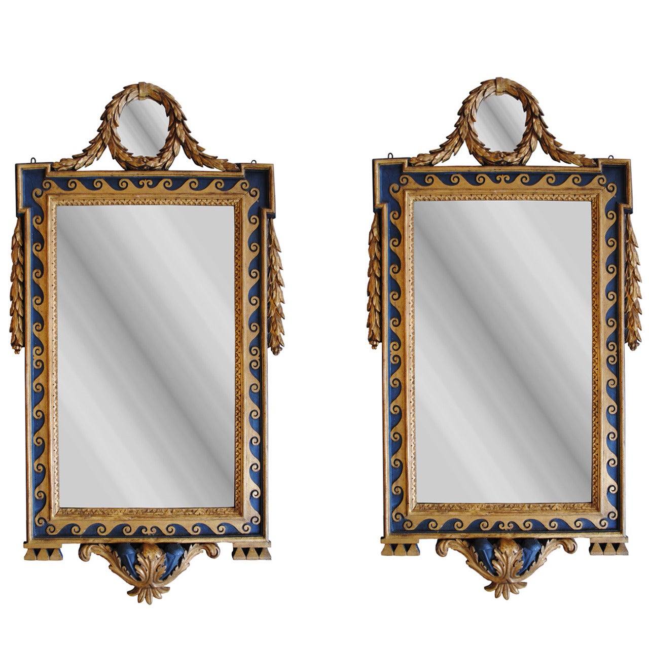 Pair of Italian Neoclassical Mirrors