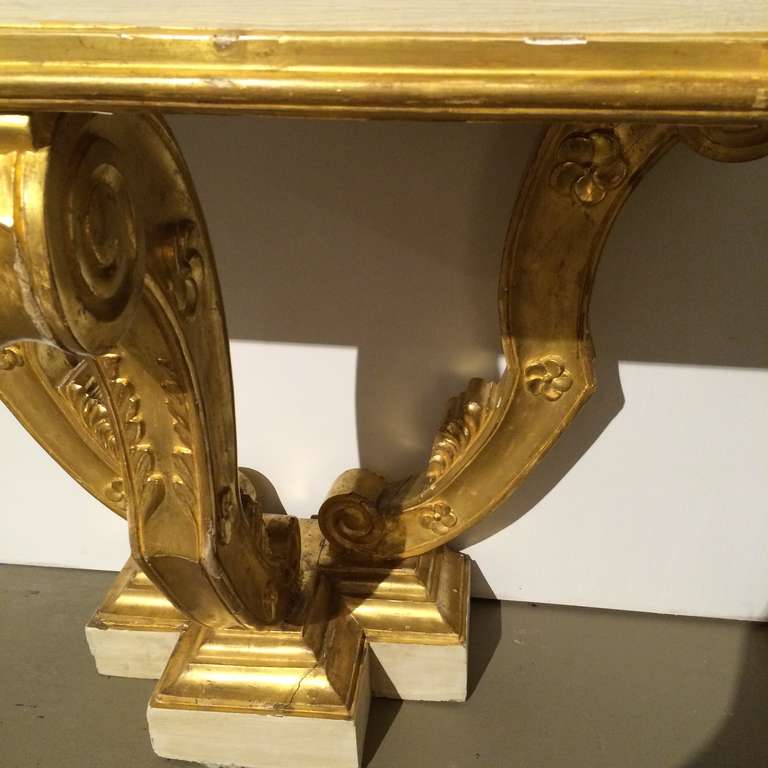 Pair of Gilt Consoles 2