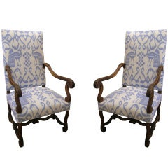 Pair of Louis XIV Armchairs 