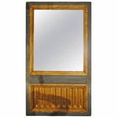 Period Louis XVI Paint and Gilt Mirror 3