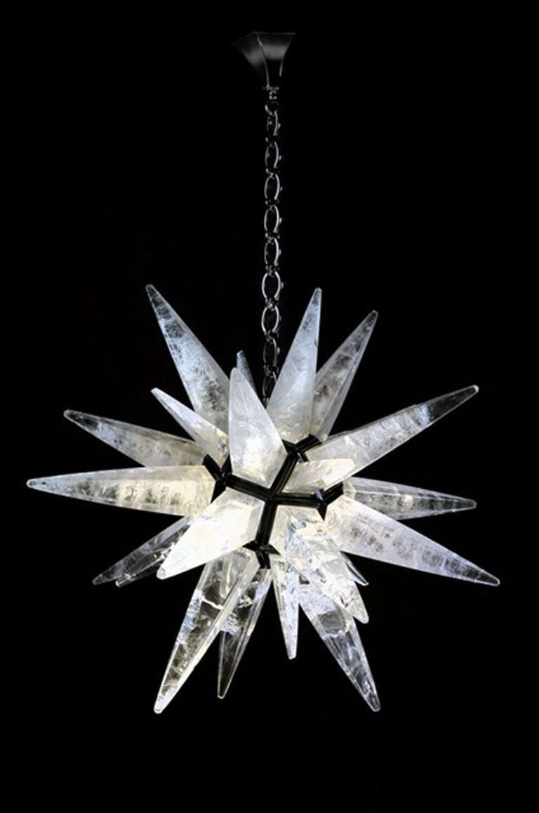 rock crystal chandeliers