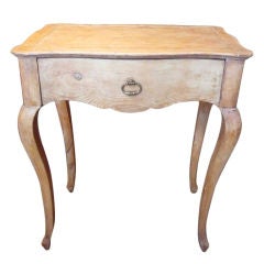 Pine cabriole leg side table