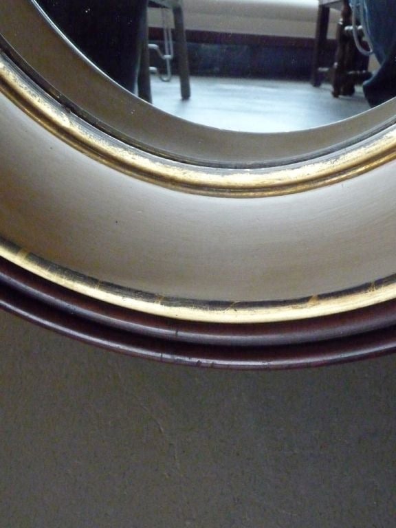 Walnut Oval walnut mirror