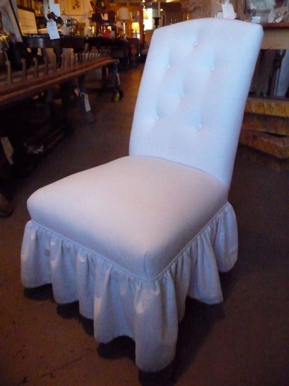 Miniature tufted child's chair