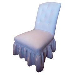 Antique Miniature tufted child's chair