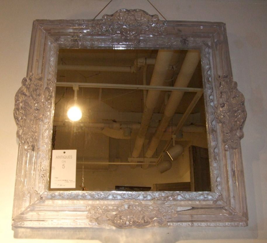 Acrylic Baroque Style Mirror at 1stDibs acrylic floor mirror