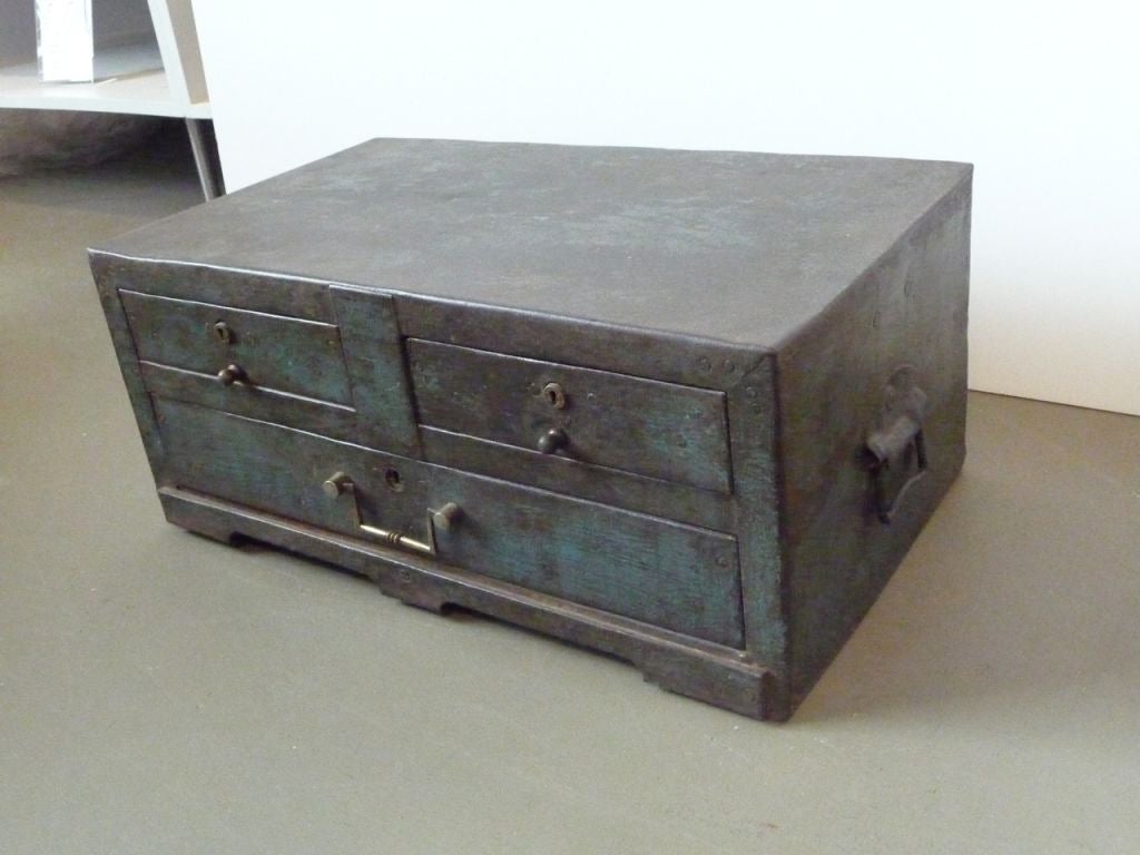 19th Century, Metal Coffer For Sale 1