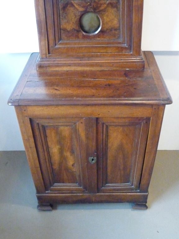 Fruitwood 19th Century Norman Tall Case Clock For Sale