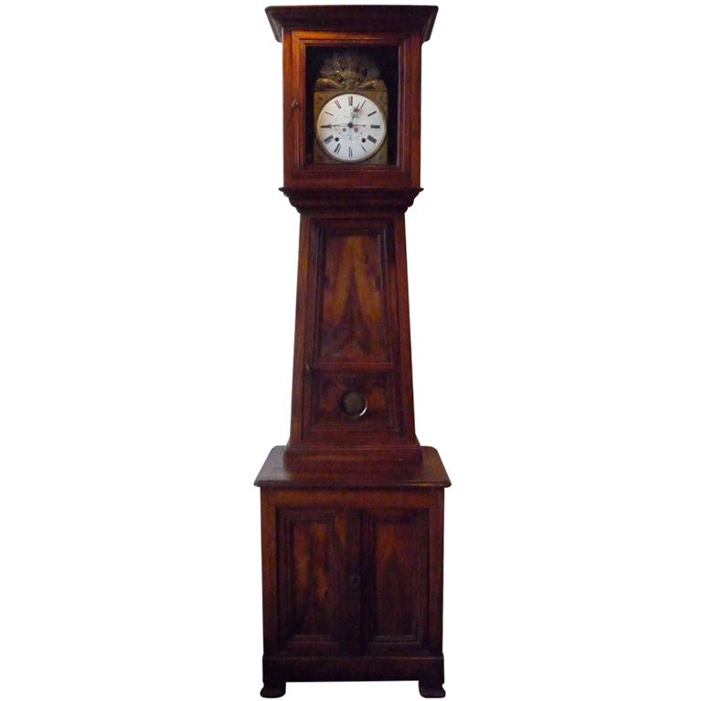 19th Century Norman Tall Case Clock For Sale