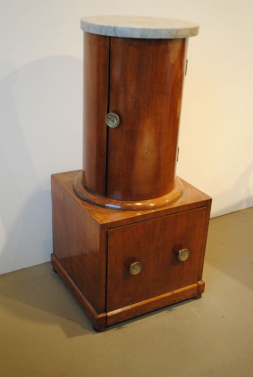 Austrian Period Biedermeier Column Cabinet For Sale