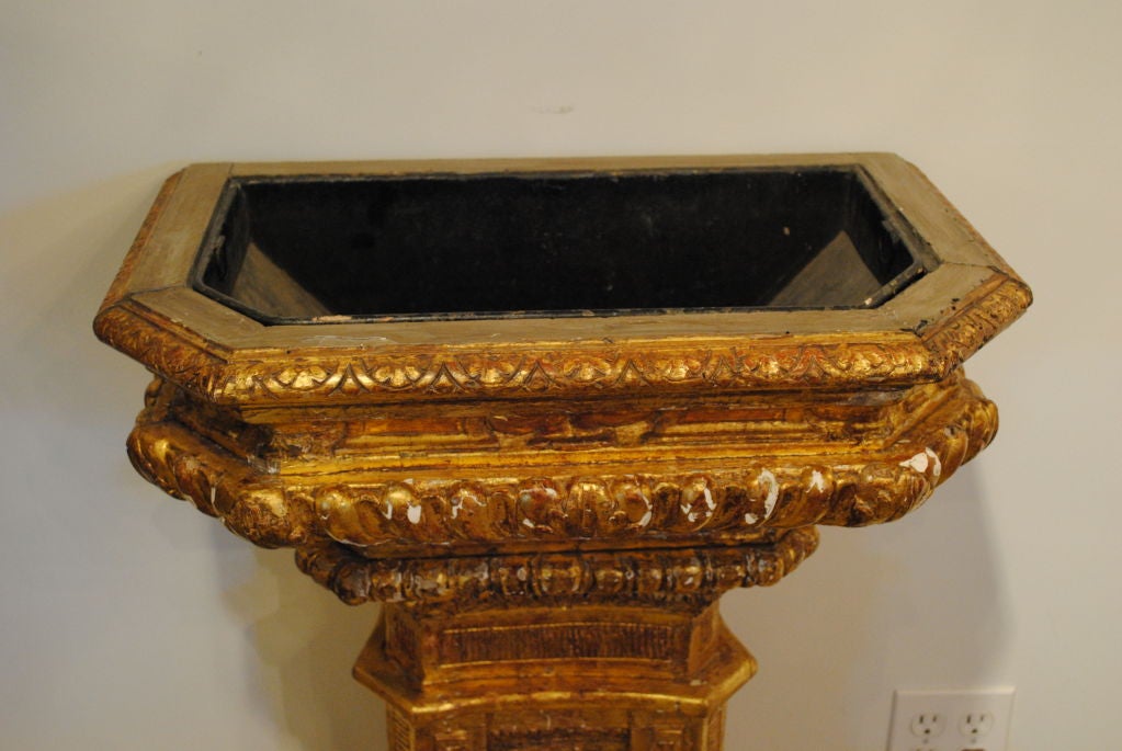 French 19th Century Giltwood Jardiniere For Sale