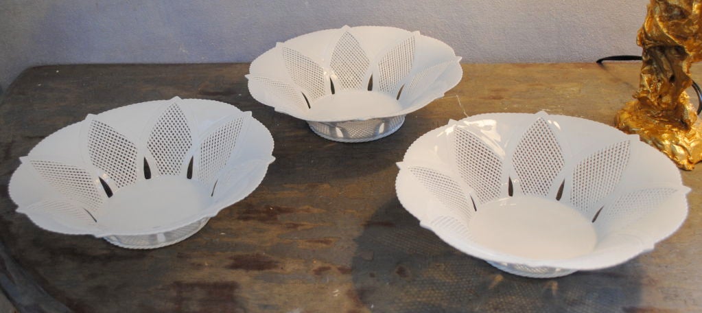 Porcelain Woven Bowls For Sale 2