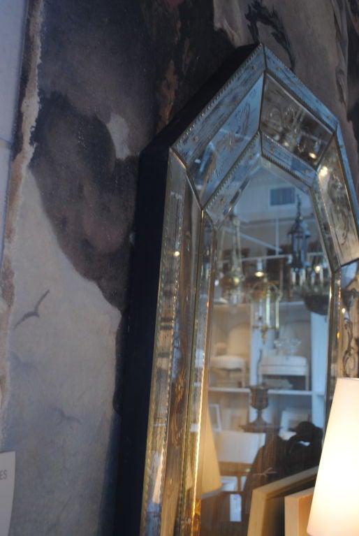 Antiqued Glass Venetian Mirror 2