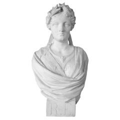 Plaster Bust of Marianne