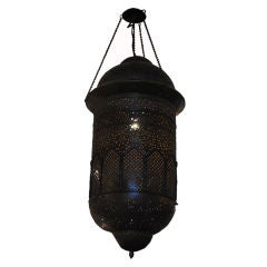 Large Moroccan Pierced Lantern