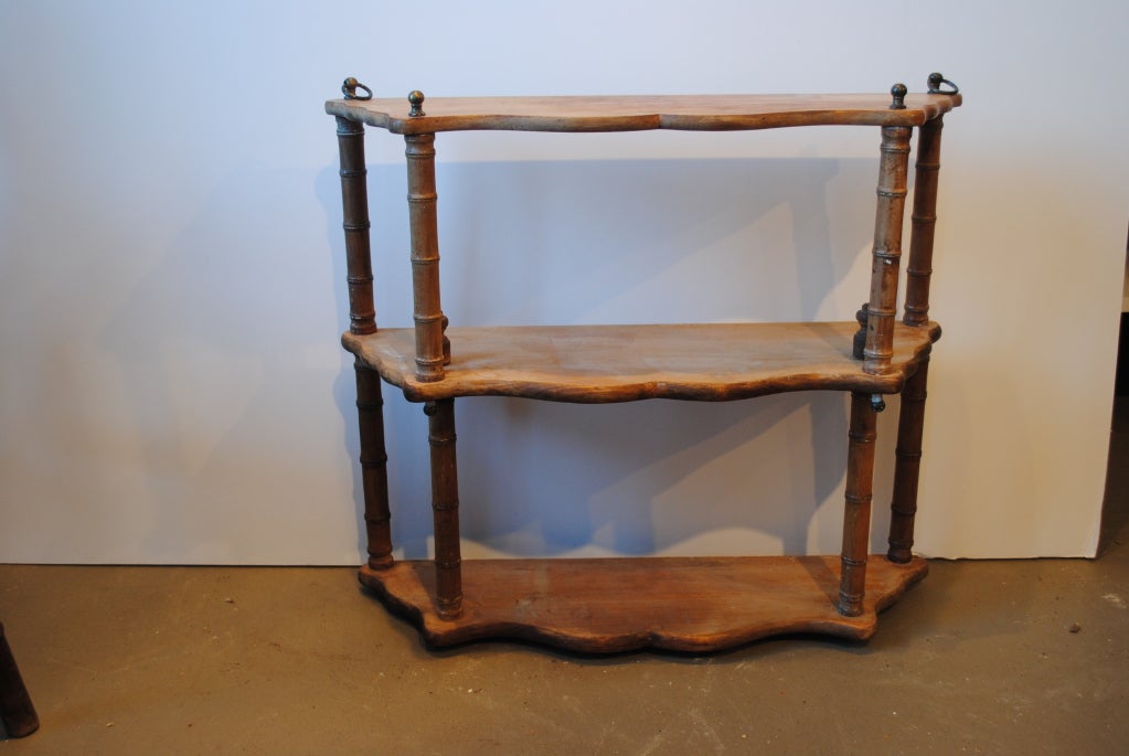 Faux Bamboo Shelf