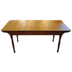 19th Century Plank Top Farm Table 1