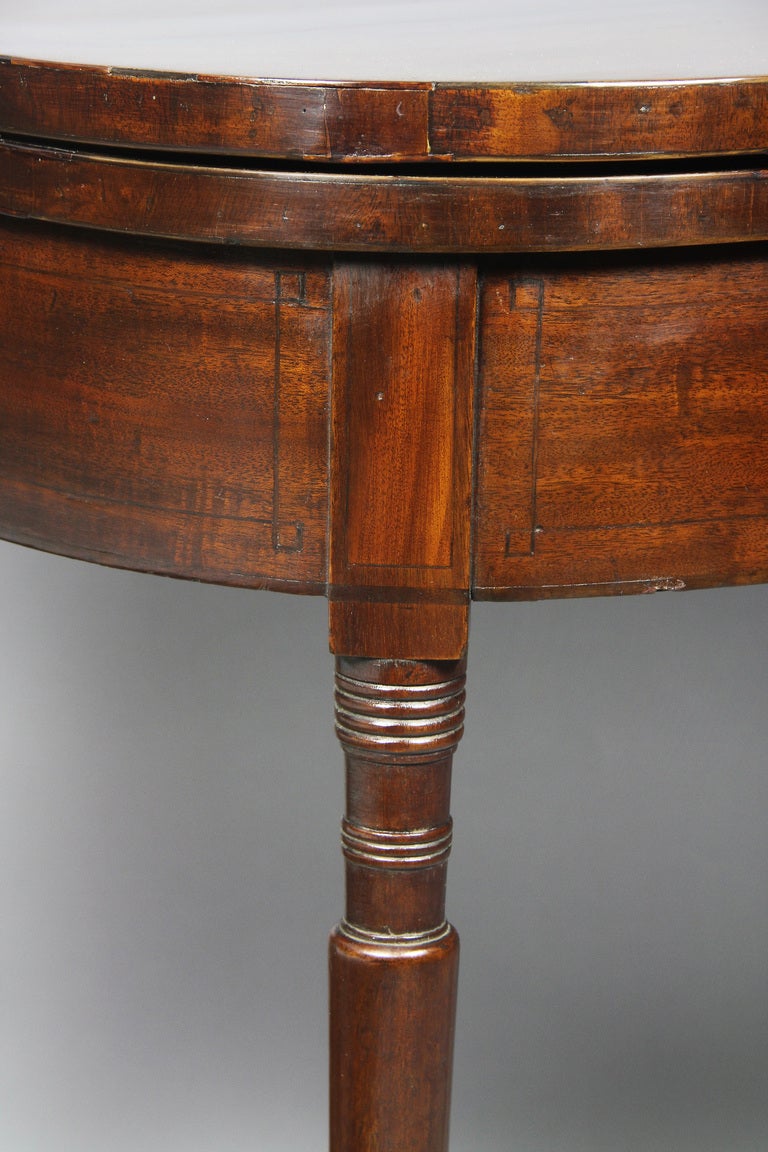 Pair Of Regency Mahogany Games Tables