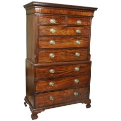 George III Mahogany Chest On Chest