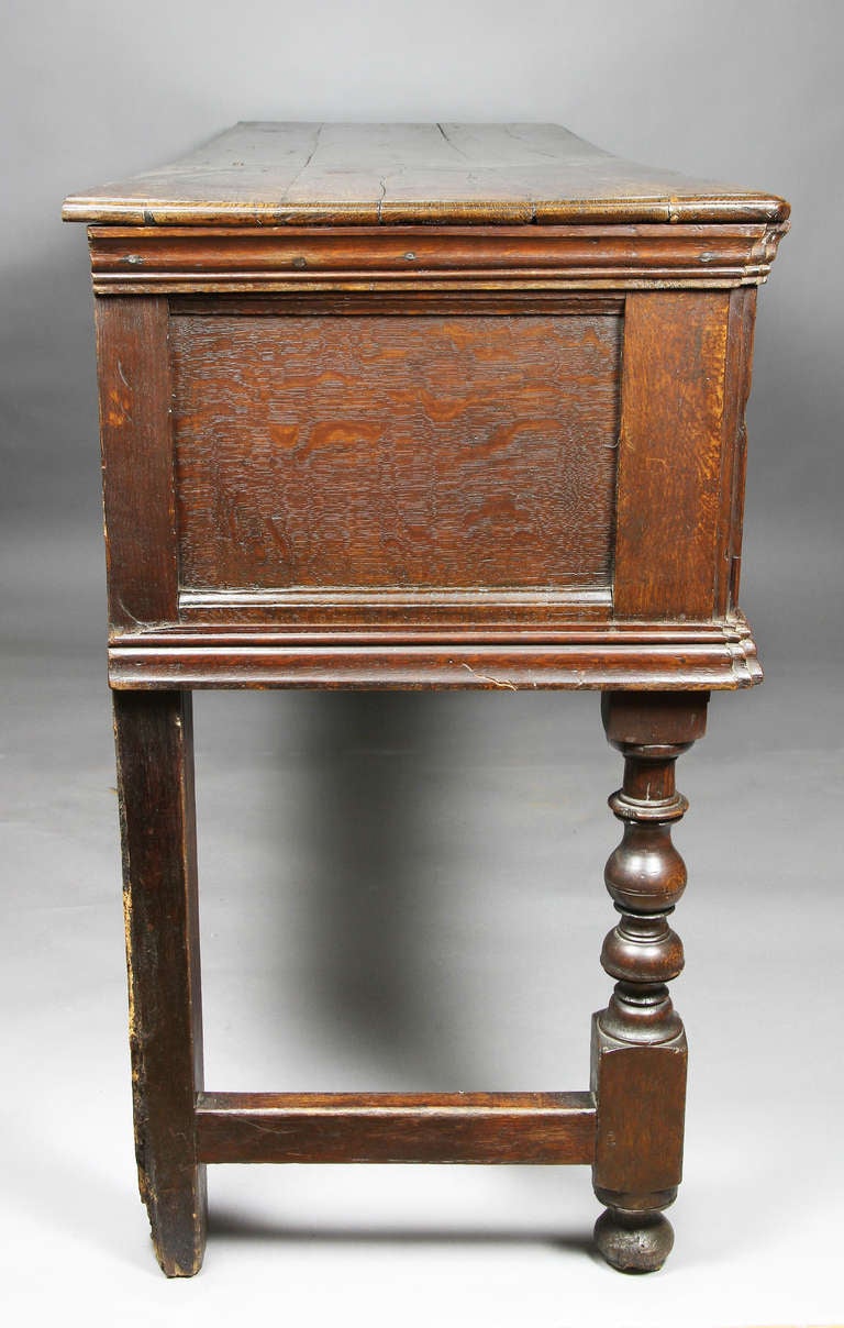 18th Century and Earlier Jacobean Oak Dresser Base