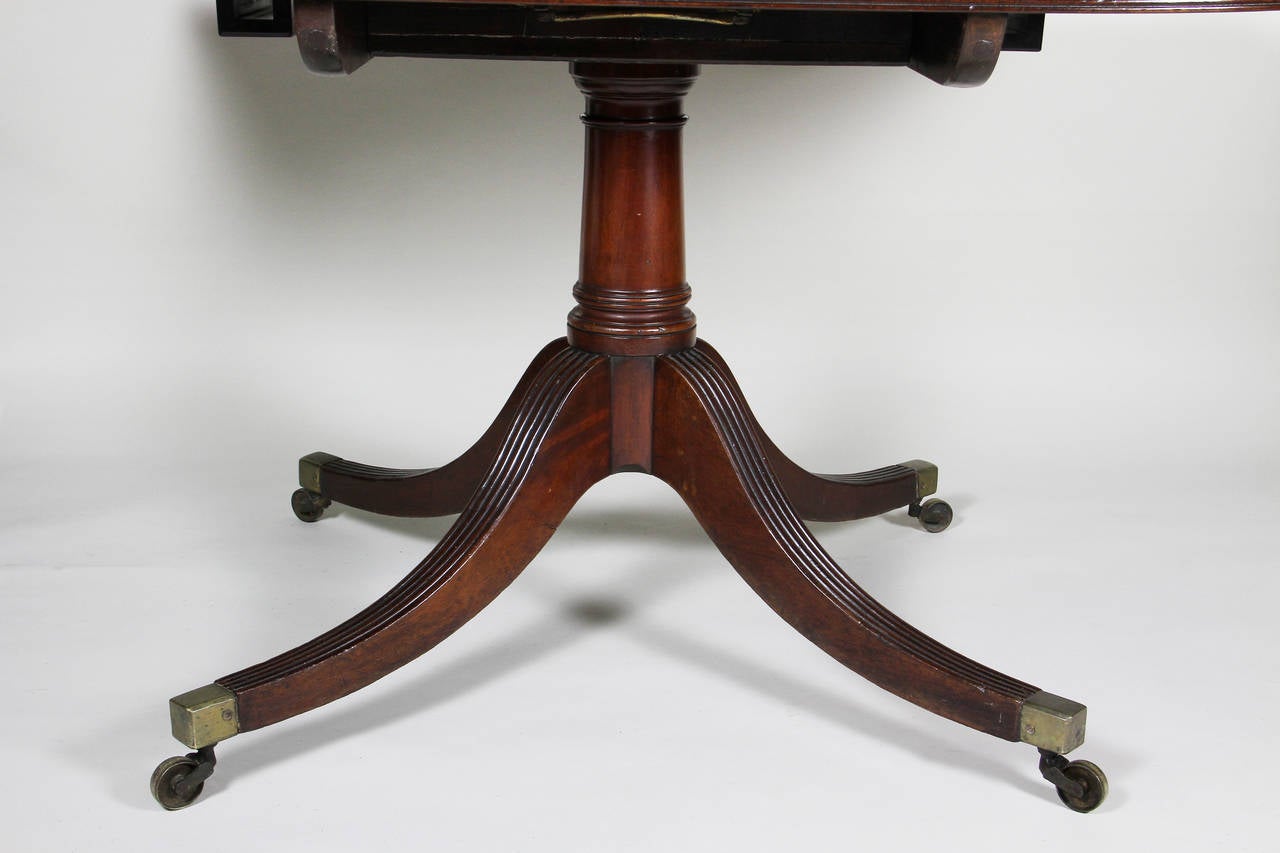 Regency Mahogany Two-Pedestal Dining Table 4