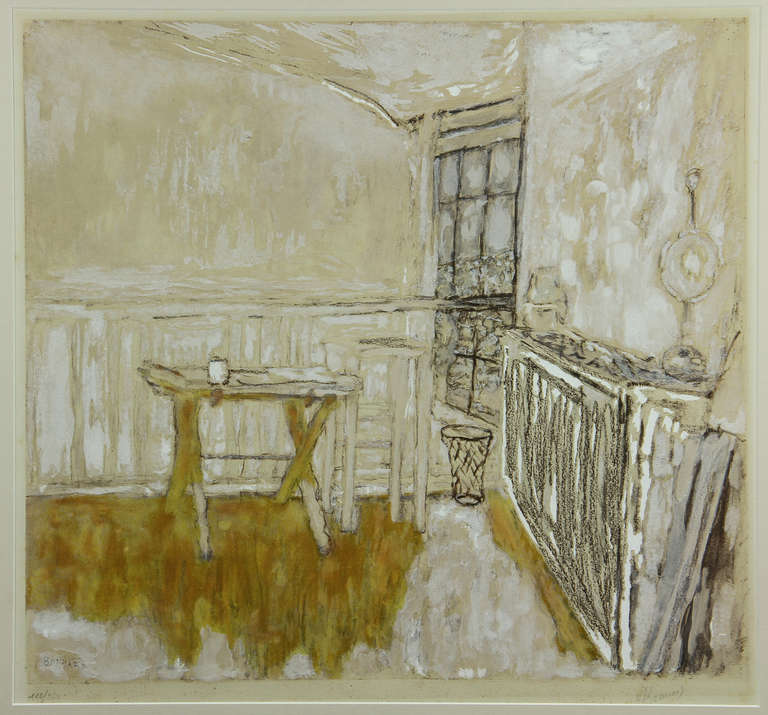 Framed Lithograph After Pierre Bonnard