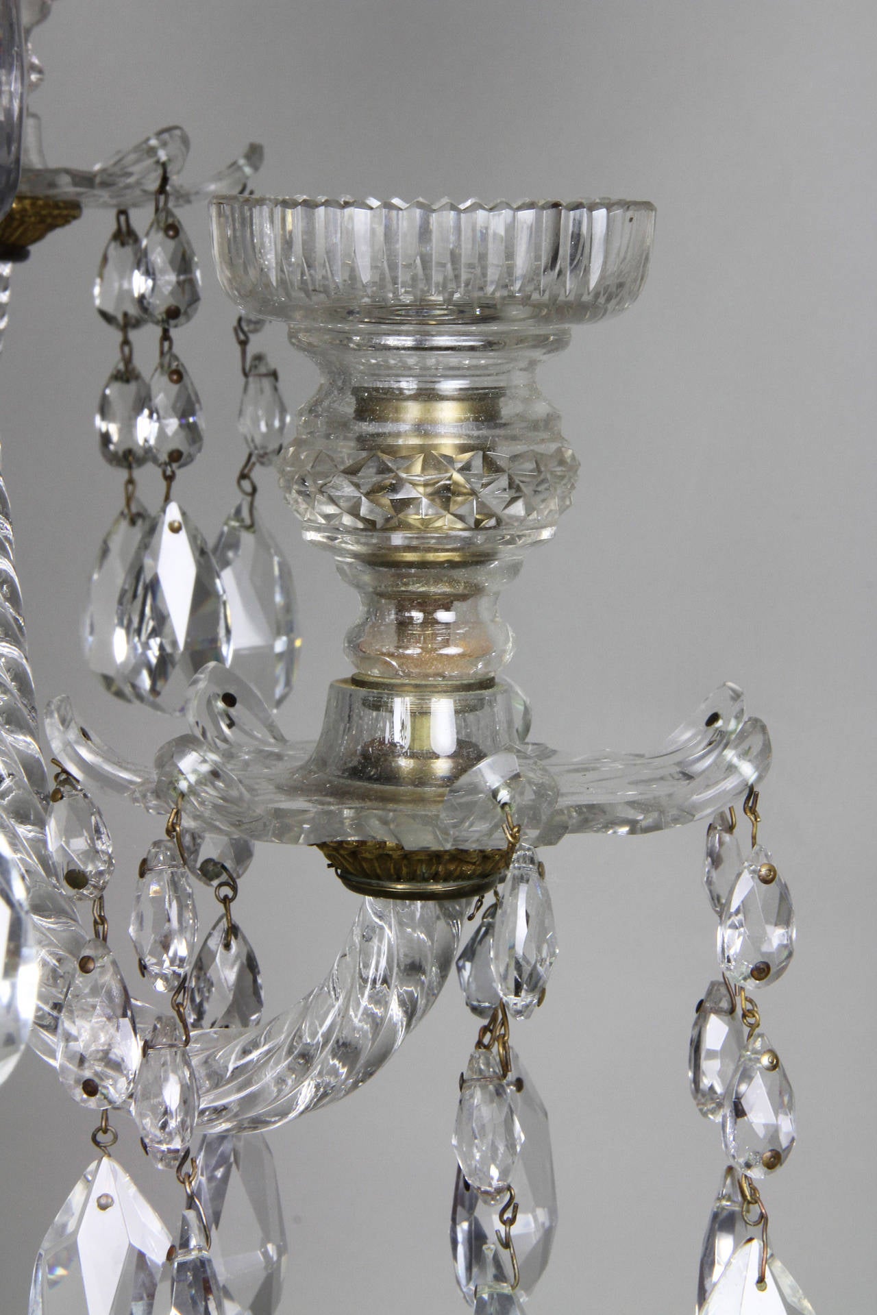 Late 18th Century Anglo-Irish Cut-Glass Chandelier
