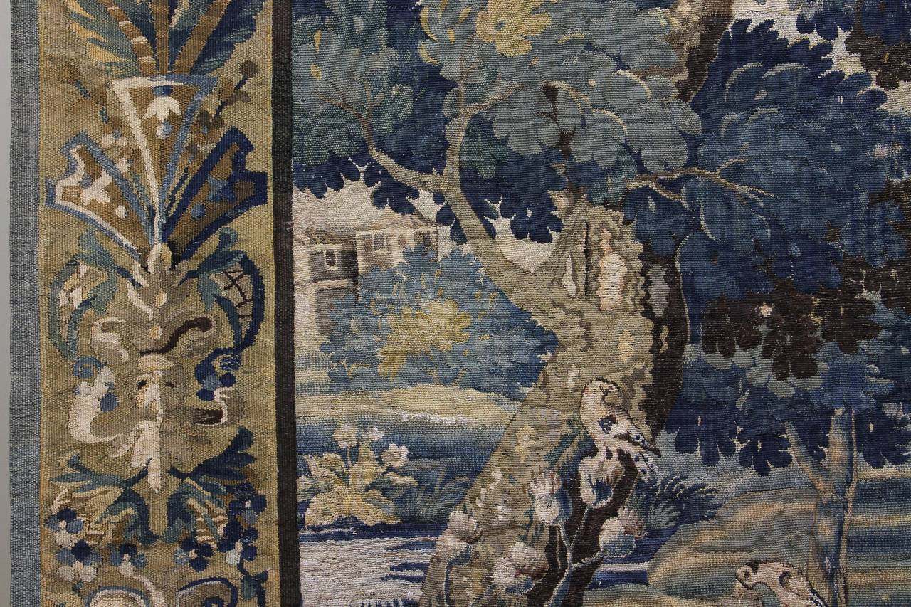 18th Century Flemish Verdure Tapestry