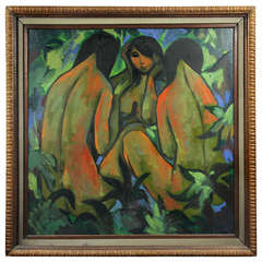 Modern Oil On Canvas