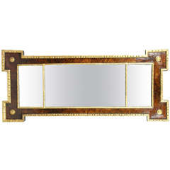 George I Style Walnut and Giltwood Mirror 9