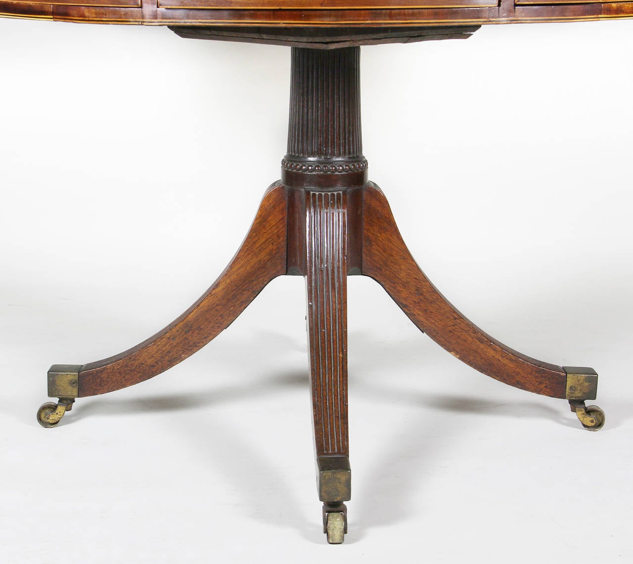 Regency Mahogany and Inlaid Rent or Drum Table 3