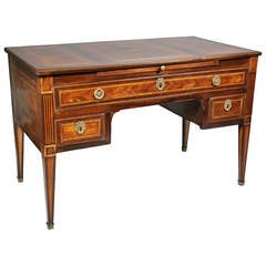 Swiss Marquetry and Tulipwood Writing Table